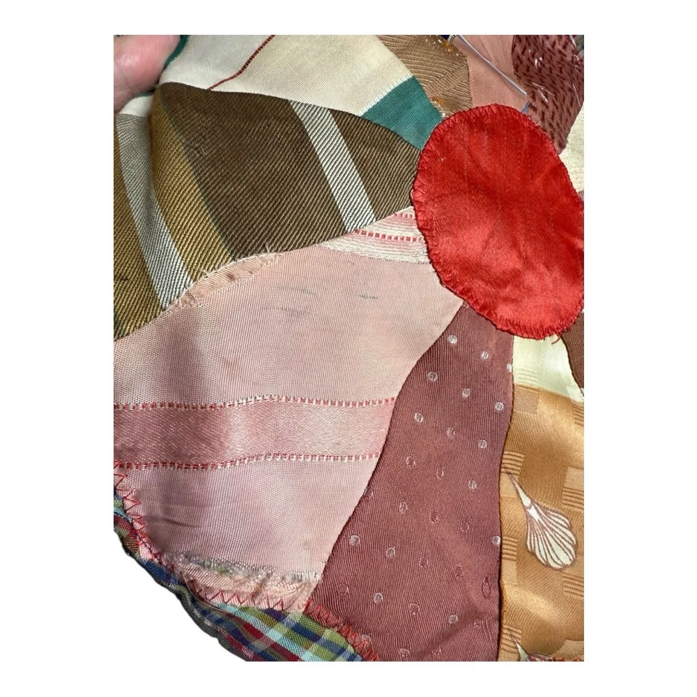 Vintage Colorful‎ Patchwork Round Cushion